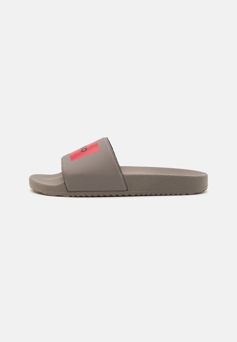 HUGO TIMEIN - Pool slides - open brown/light brown - Zalando.co.uk