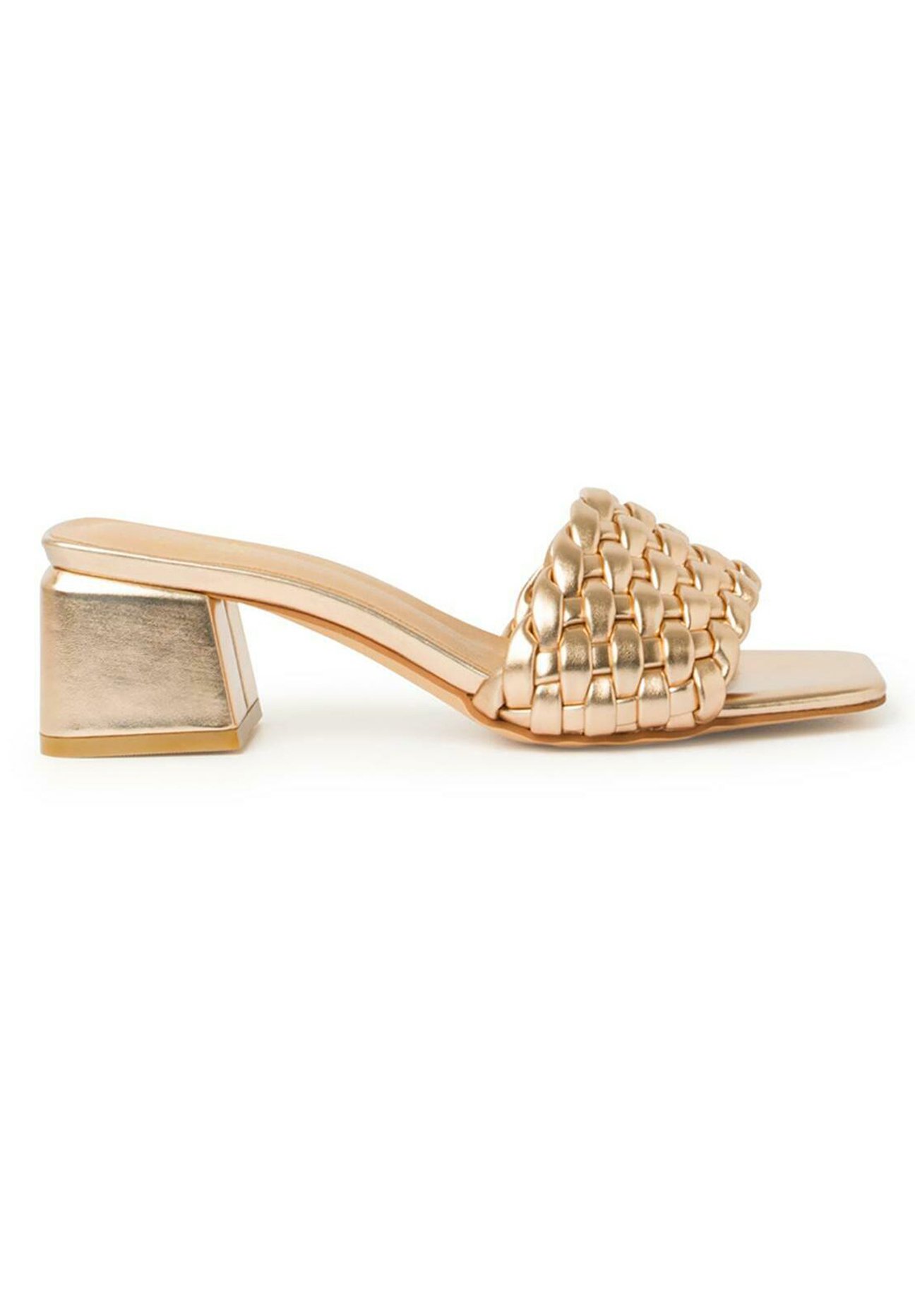 Alma en Pena HUGLI - Muiltjes met hak - goldcoloured/goudkleurig -  Zalando.be