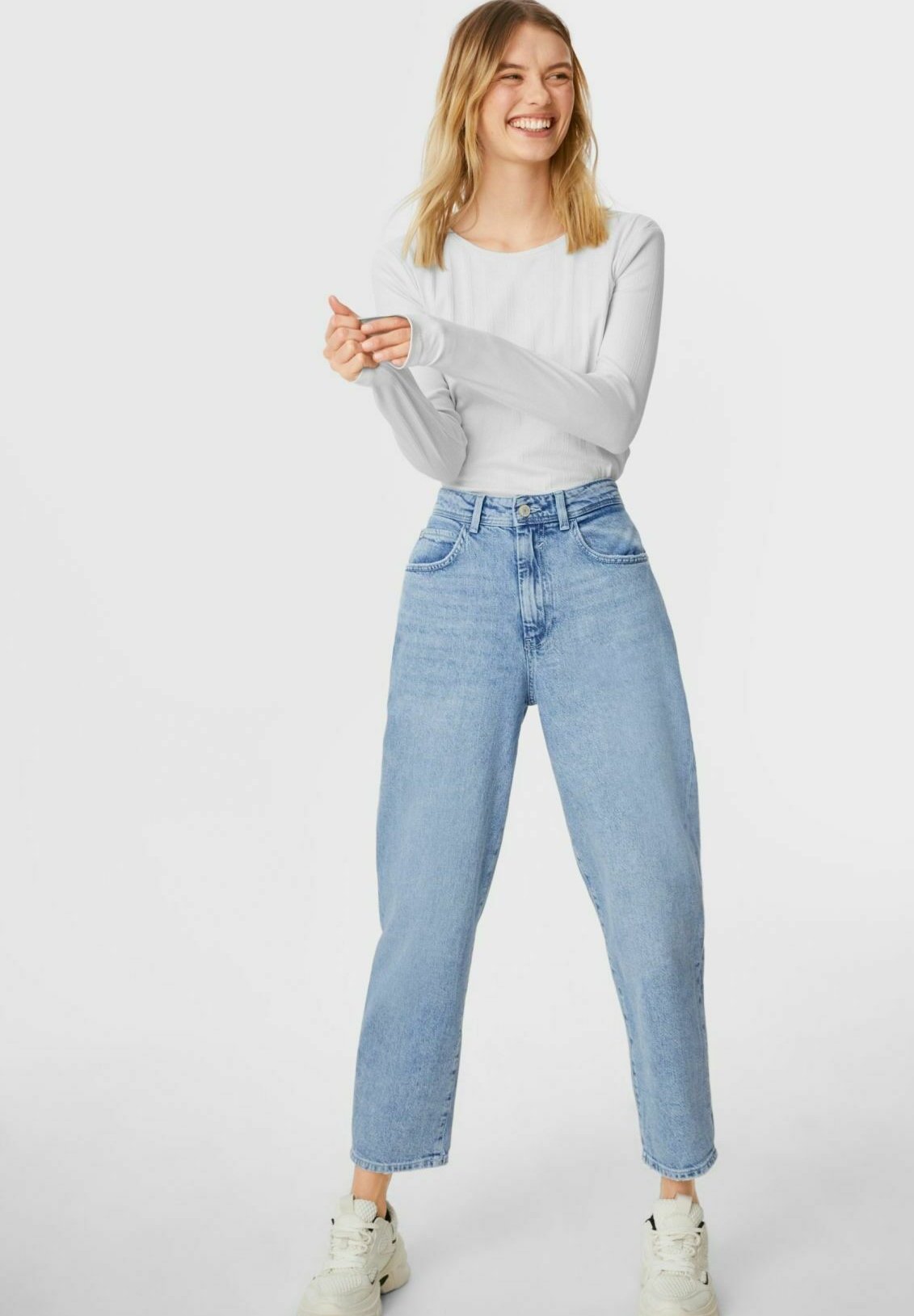 C\u0026A Relaxed fit jeans - denim light 
