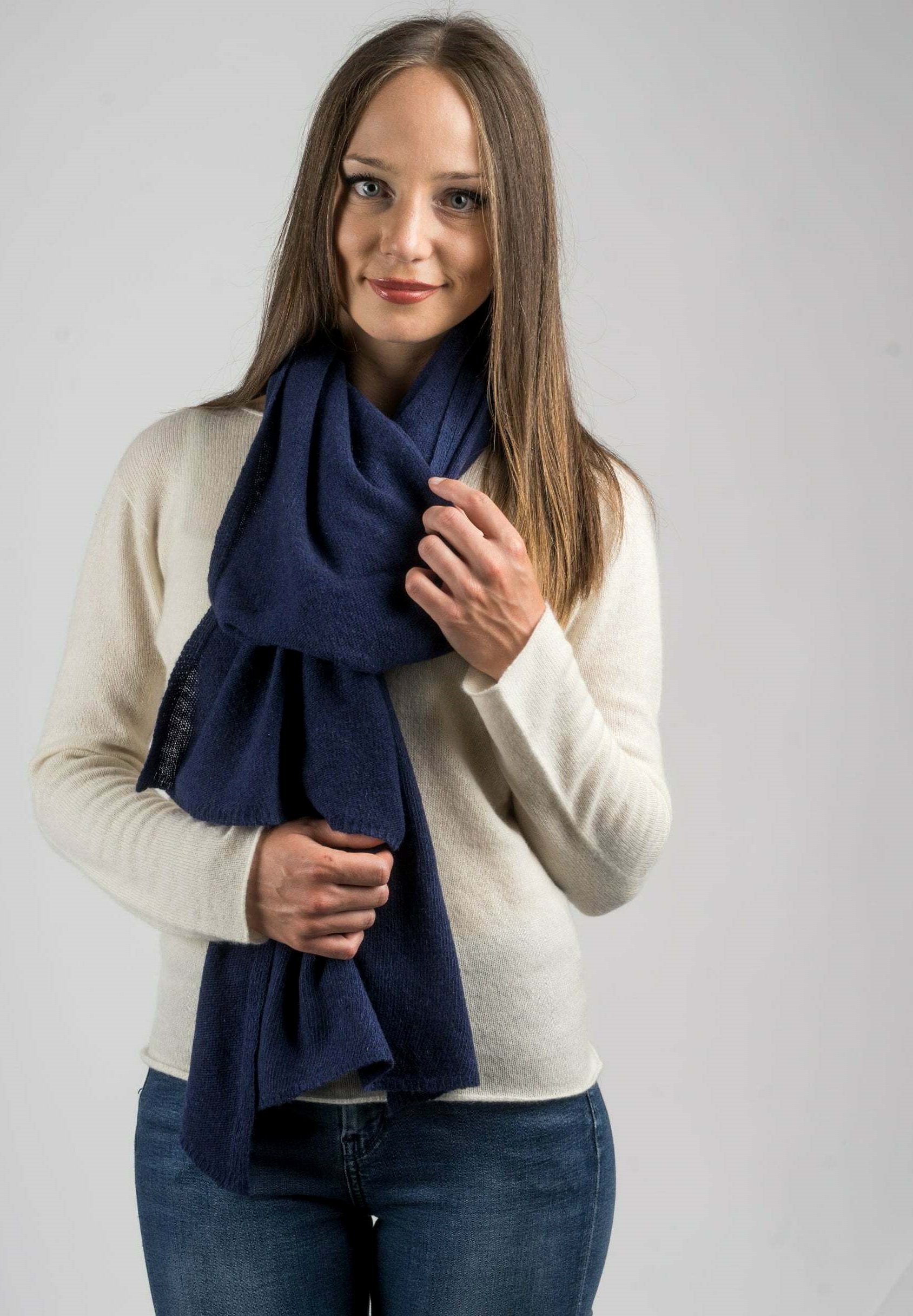 Dalle Piane Cashmere - Sjaal 100% kasjmier - Made in Italy - Dames, Kleur: Fuchsia