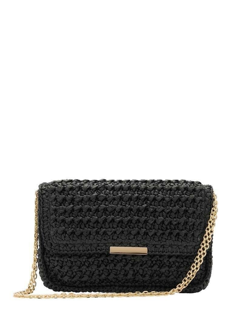 Mango Borsa a tracolla - black