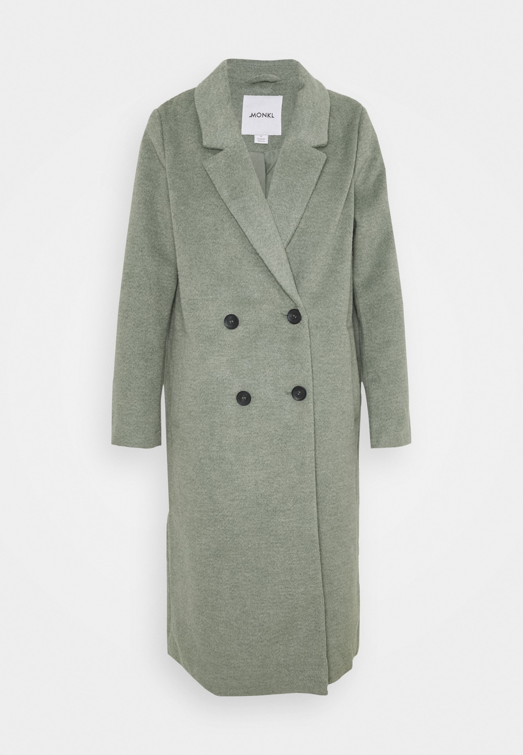 Monki Abrigo clásico - khaki green dusty light/verde - Zalando.es