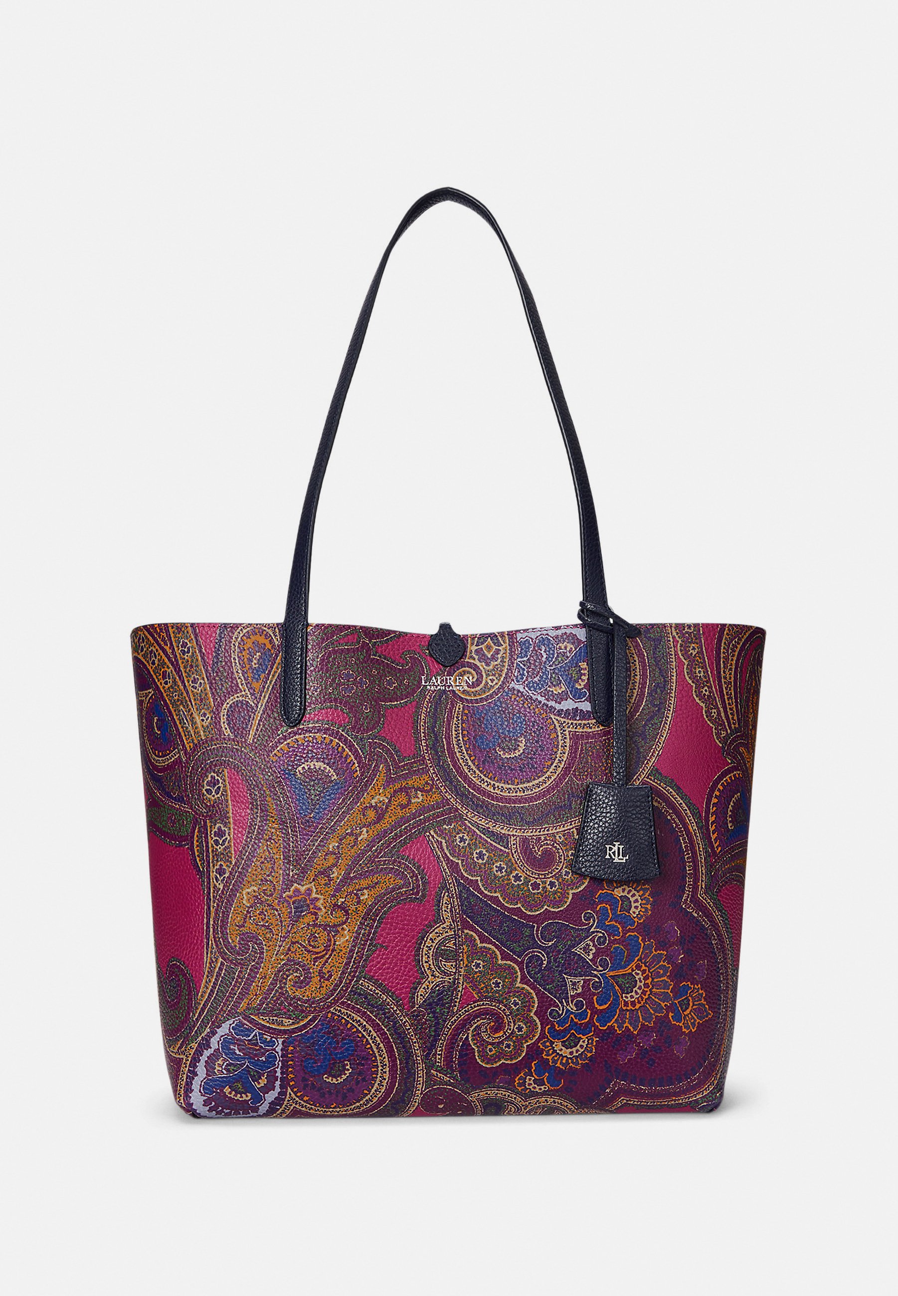 トートバッグ LAUREN RALPH LAUREN Large Paisley Printed Reversible Tote Lauren Ralph Lauren Women's Large Paisley Printed Reversible