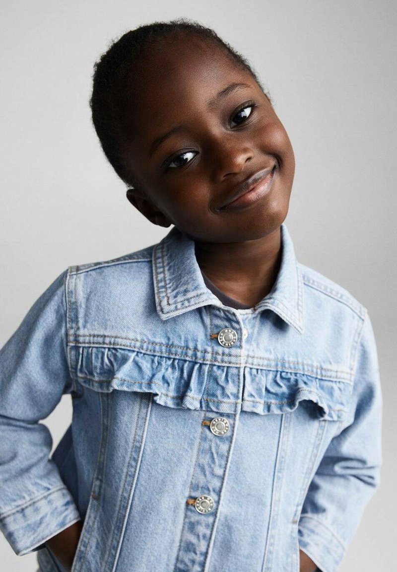 Veste En Jean Pour Enfant 2-3 Ans - Occasion En Très Bon état, Couleur Bleu