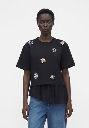 MUNTHE, VACH - Print T-shirt - black