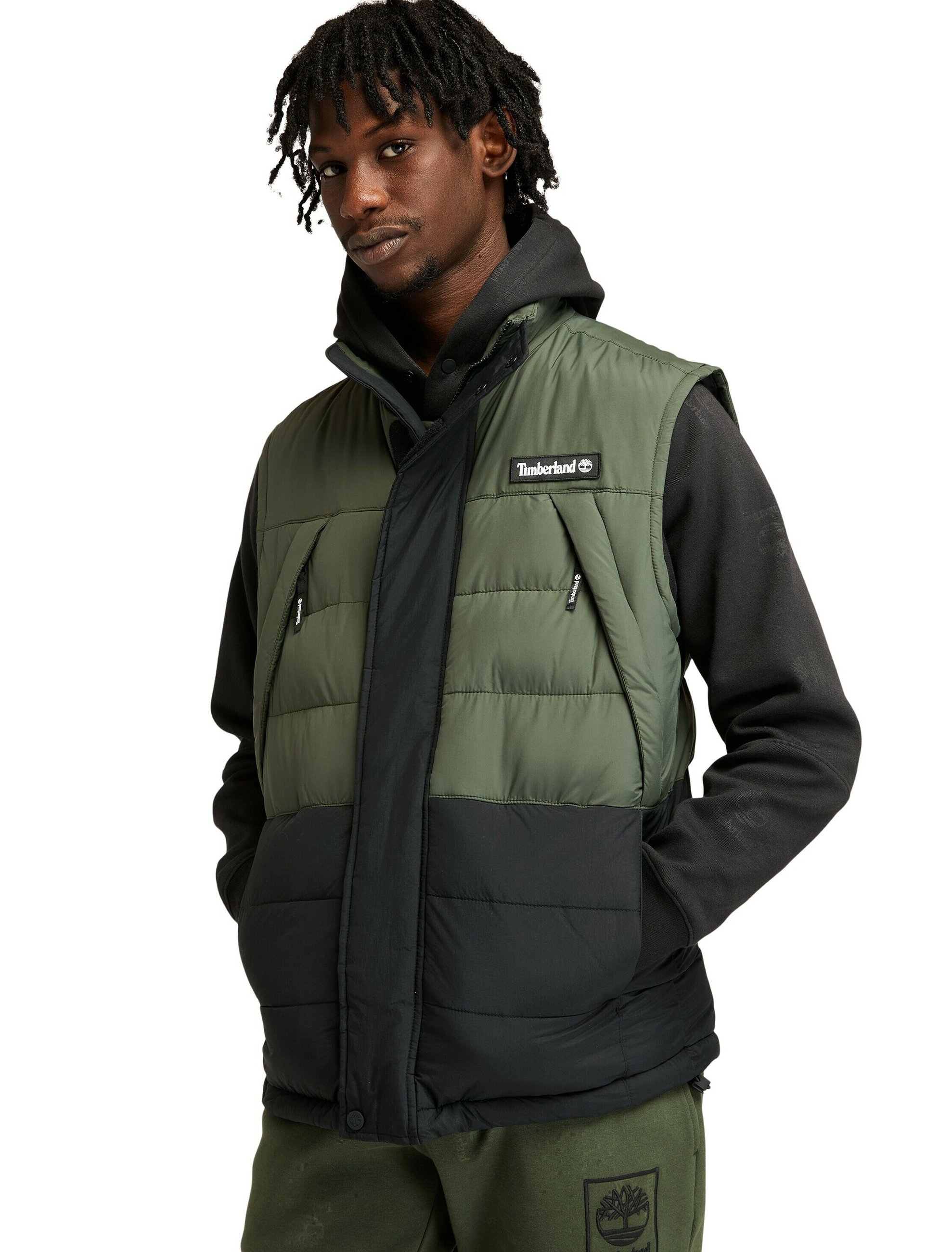 timberland down vest