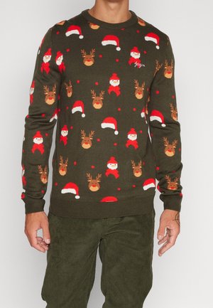 Strickpullover - green