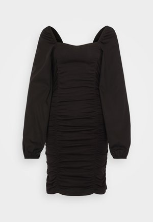Pieces, PCMALYSIA MINI DRESS - Dzsörzéruha - black