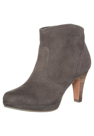 Plateaustiefelette - taupe