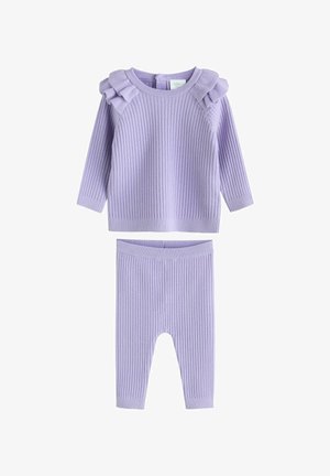 Next, SET - Pullover - purple