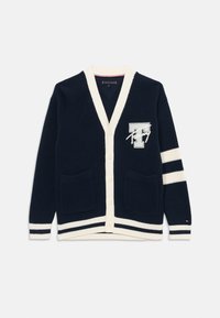 Tommy Hilfiger - VARSITY GRAPHIC UNISEX - Chaqueta de punto - dark night navy Imagen en miniatura 1