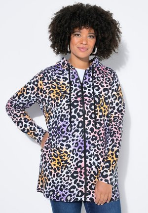 STRAIGHT SHAPE LEO-MUSTER KAPUZE - Felpa con zip - multicolour