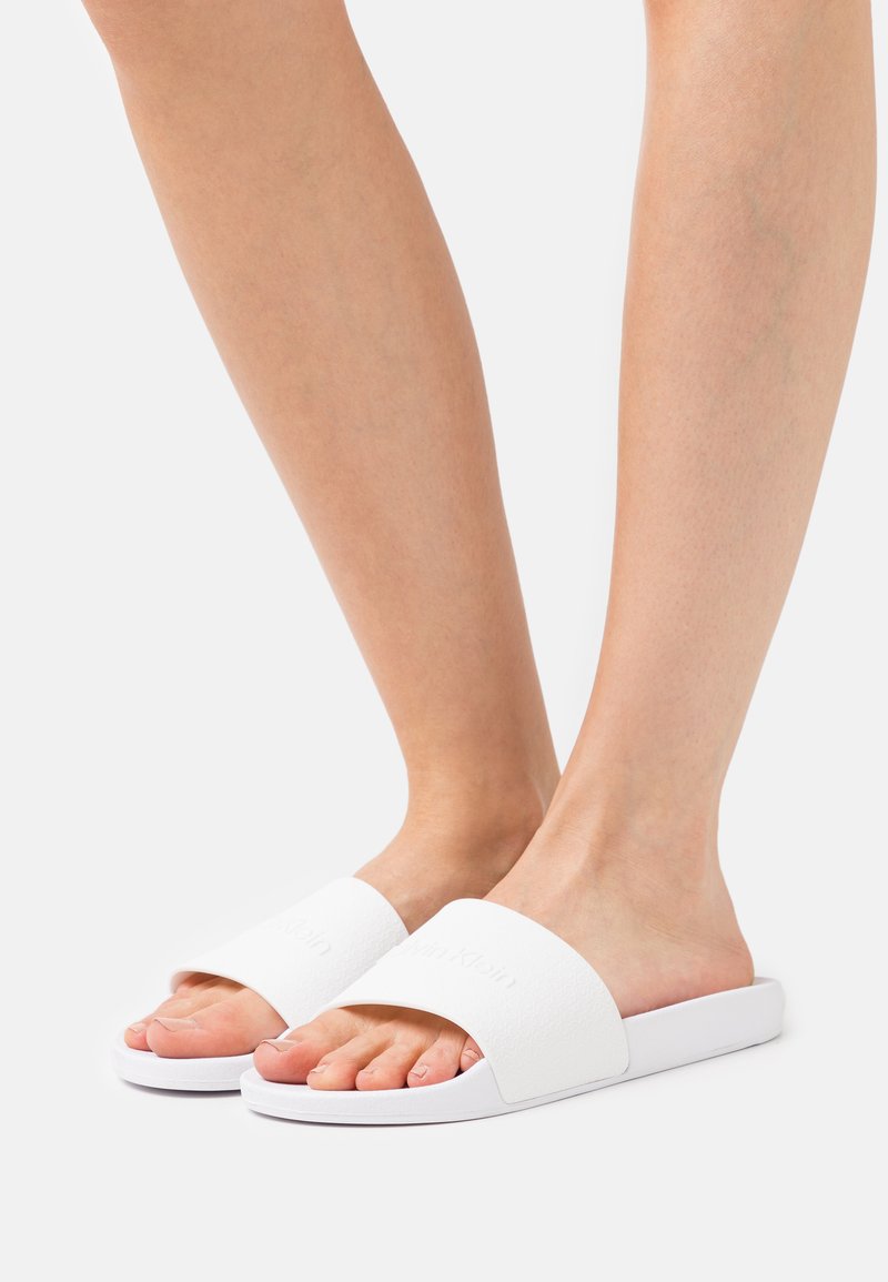 Calvin Klein POOL SLIDE Mules white Zalando.de