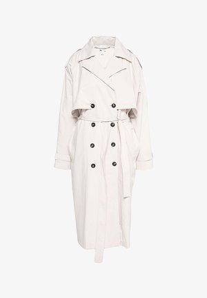 Ulla Popken, DOUBLE BREASTED TRENCH COAT - Gabardina - white