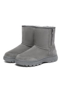 EVERAU STARLING ZIPPER SHORT - Winter boots - grey