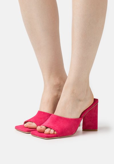 DEAR FRANCES SHELL - Mules à talons - pink