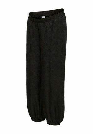 NIEDRIGE TAILLE - Pantaloni - black