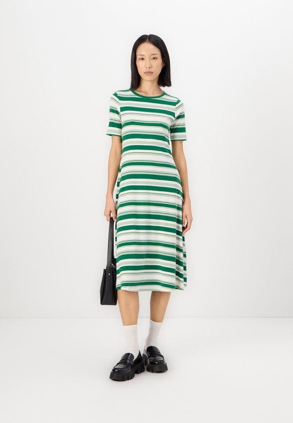 BLOCK STRIPE MIDI DRESS - Day dress3