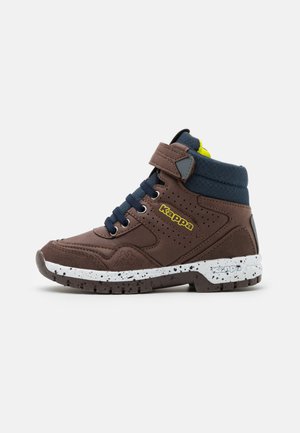LITHIUM UNISEX - Obuwie hikingowe - brown/navy