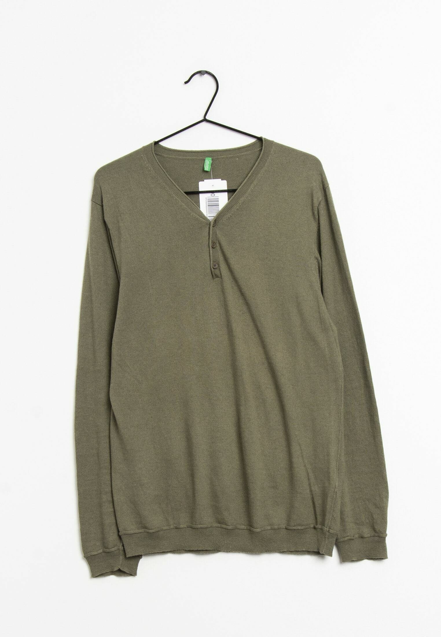 Benetton Jersey de punto - green/verde - Zalando.es