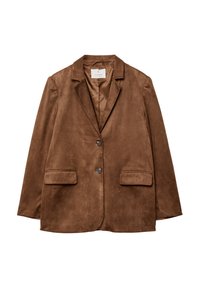 REGULAR FIT - Kurzmantel - dark brown