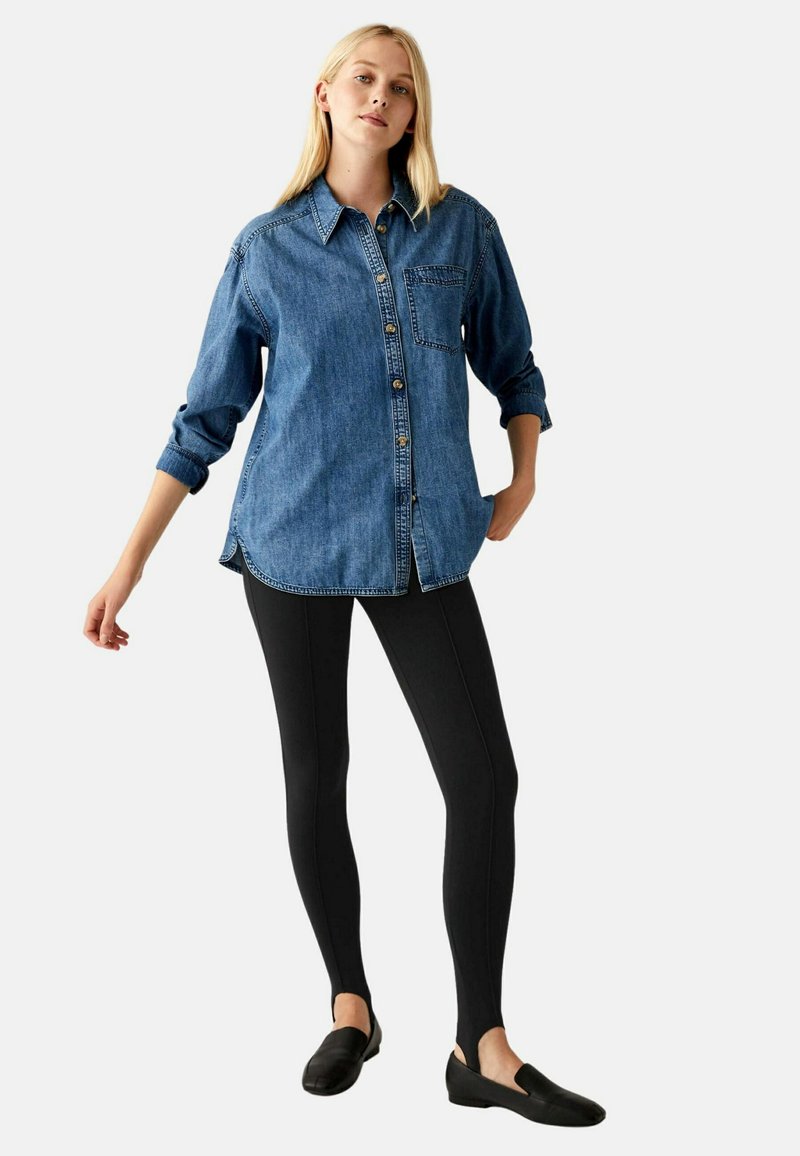 Marks & Spencer HIGH WAISTED STIRRUP Tights black/schwarz Zalando.at