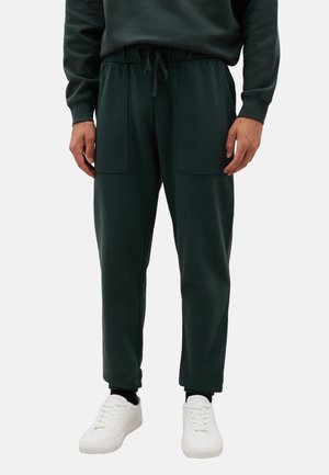 WITH ELASTIC WAISTBAND - Jogginghose - dark green