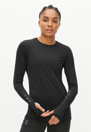 Long sleeved top - black