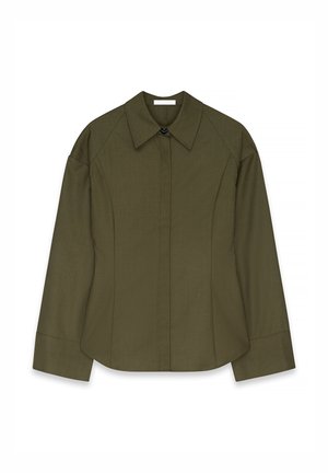 Overhemdblouse - khaki