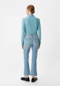 comma casual identity ROLLKRAGEN - Langarmshirt - helles türkis