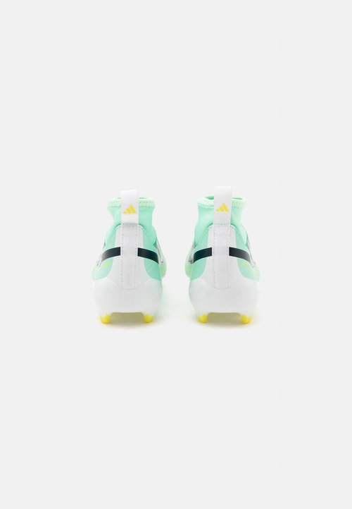 adidas F50 HYPERFAST LEAGUE MID FIRM GROUND KIDS UNISEX - Firm-ground football boots - pulse mint/night navy/solar lemon — foto 3