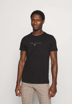 ESSENTIAL - Triko s potiskem - black