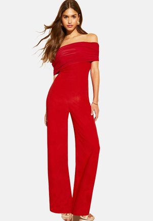 PETITE FIT - BARDOT WIDE LEG - Overal - red