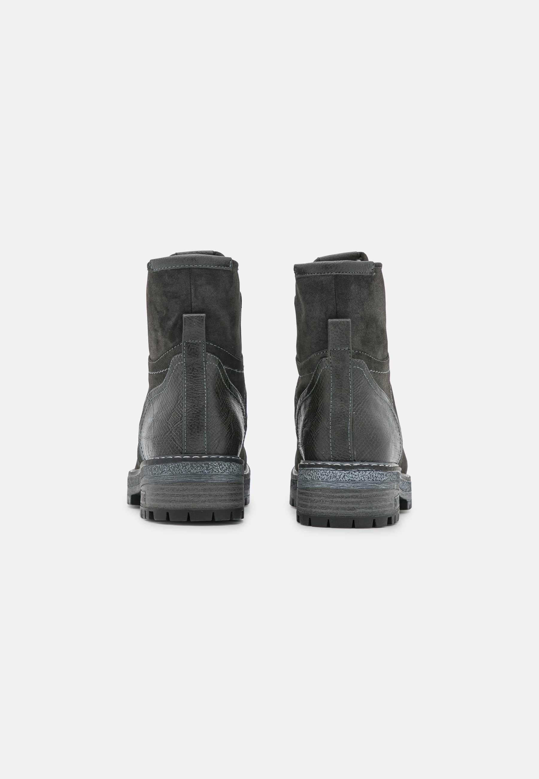 Mustang Botines con cordones - dunkelgrau/gris oscuro - Zalando.es
