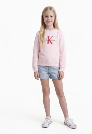Calvin Klein Jeans MONOGRAM UNISEX - Sweater - pearly pink