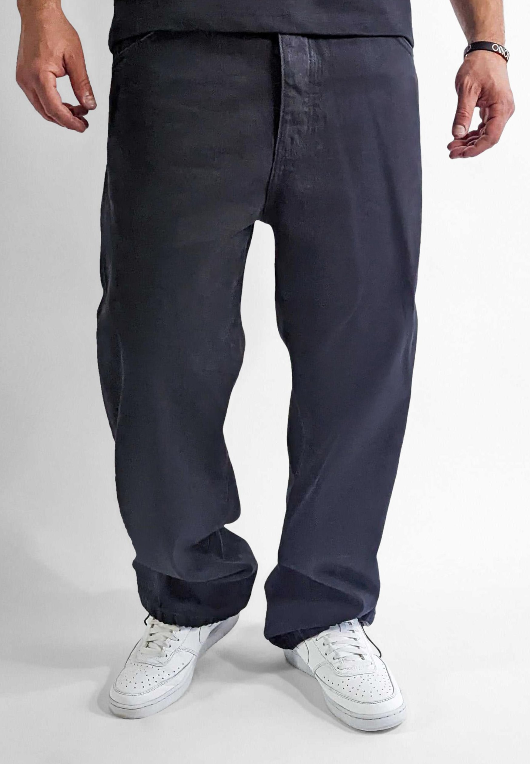 DADA SUPREME BAGGY - Relaxed fit jeans - black - Zalando 
