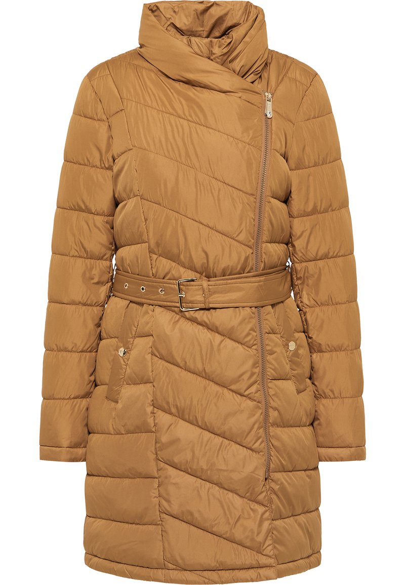 faina Wintermantel zandkleur