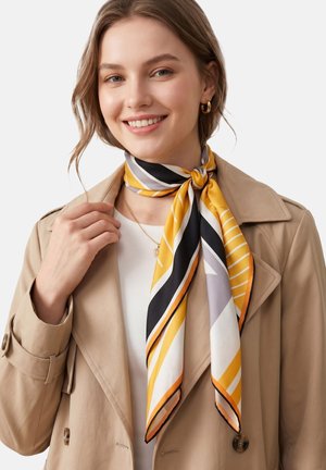 Vivisence, Sjaal - black yellow geometric