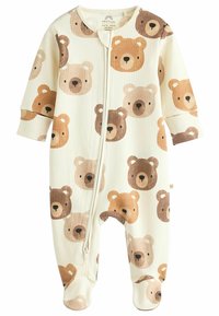 Next ZIPPED 4 PACK - REGULAR FIT - Strampler - tan brown bear