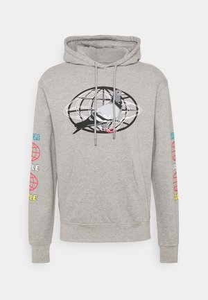 STAPLE PIGEON GLOBAL HOODIE - Camisola - heather grey