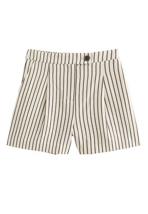 New Look, STRIPED SEERSUCKER SHORTS - Short - off white