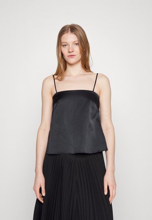 House of Dagmar SHINY STRAP TOP - Μπλούζα - dark navy