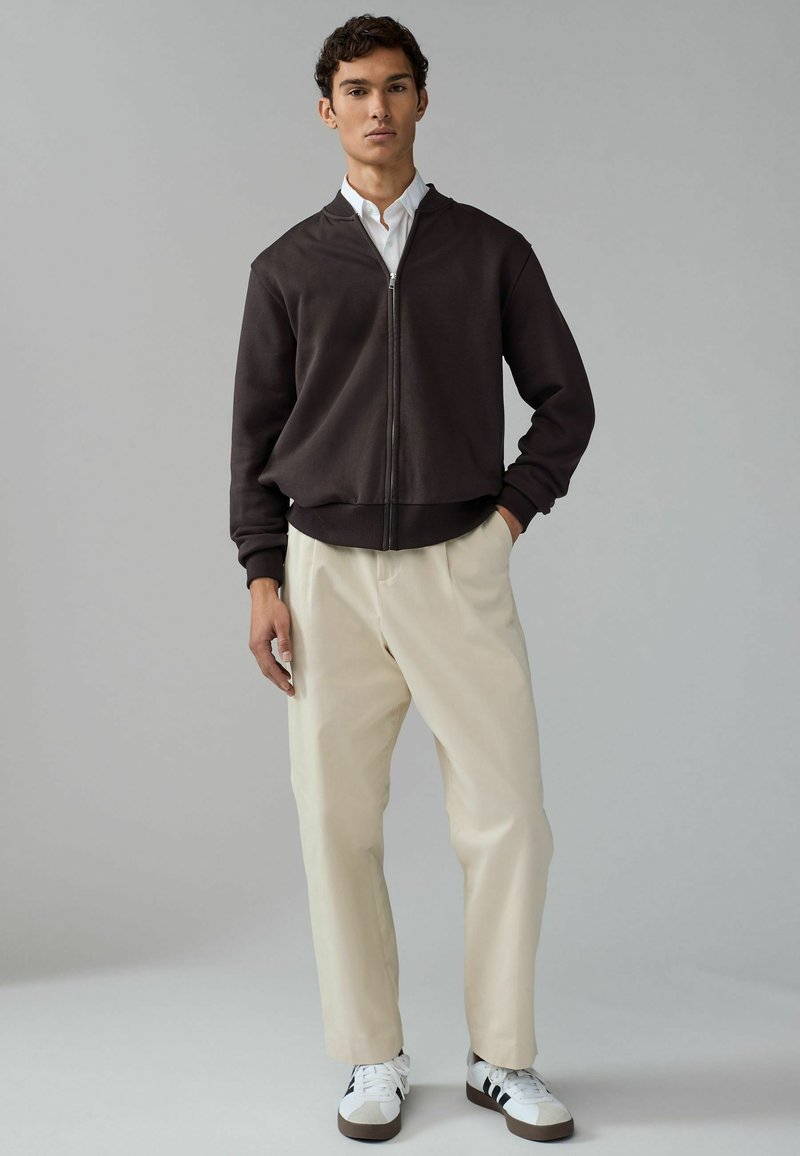 Next Sweatjacke - chocolate brown