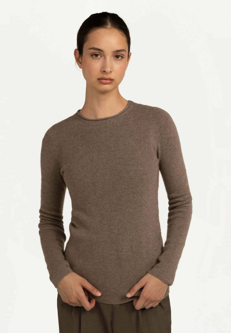 GOBI Cashmere Pullover wk80657/taupe ZALANDO.FR