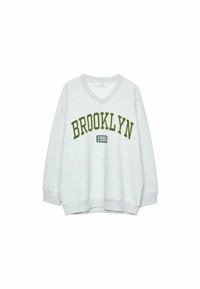 EMBROIDERED - Sweatshirt - grey