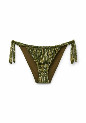 Calzedonia, NATURAL TIE-DYE STRING - Braguita de bikini - green