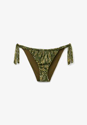 Calzedonia, NATURAL TIE-DYE STRING - Braguita de bikini - green