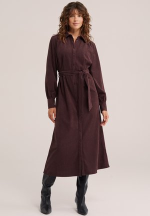 WE Fashion, Shirt dress - cinnamon brown