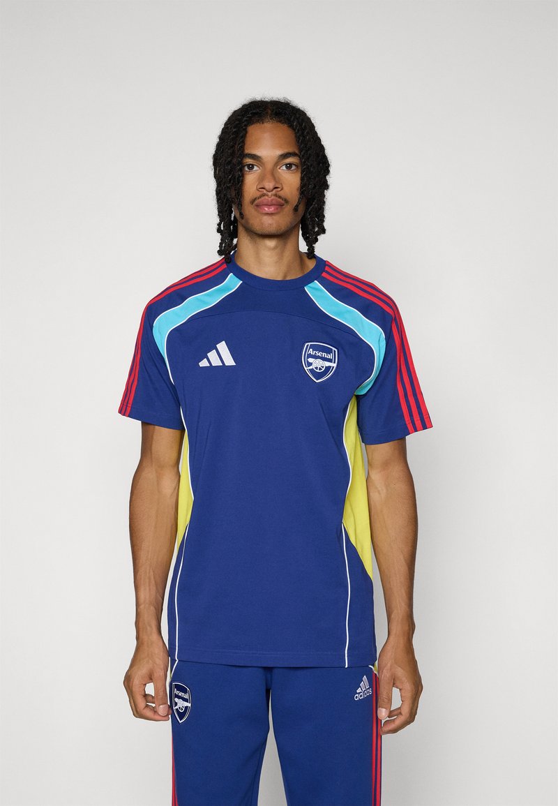 adidas Performance ARSENAL FC URBAN PURIST TEE - Apdrukāts T-krekls - victory blue/bright yellow/bright cyan