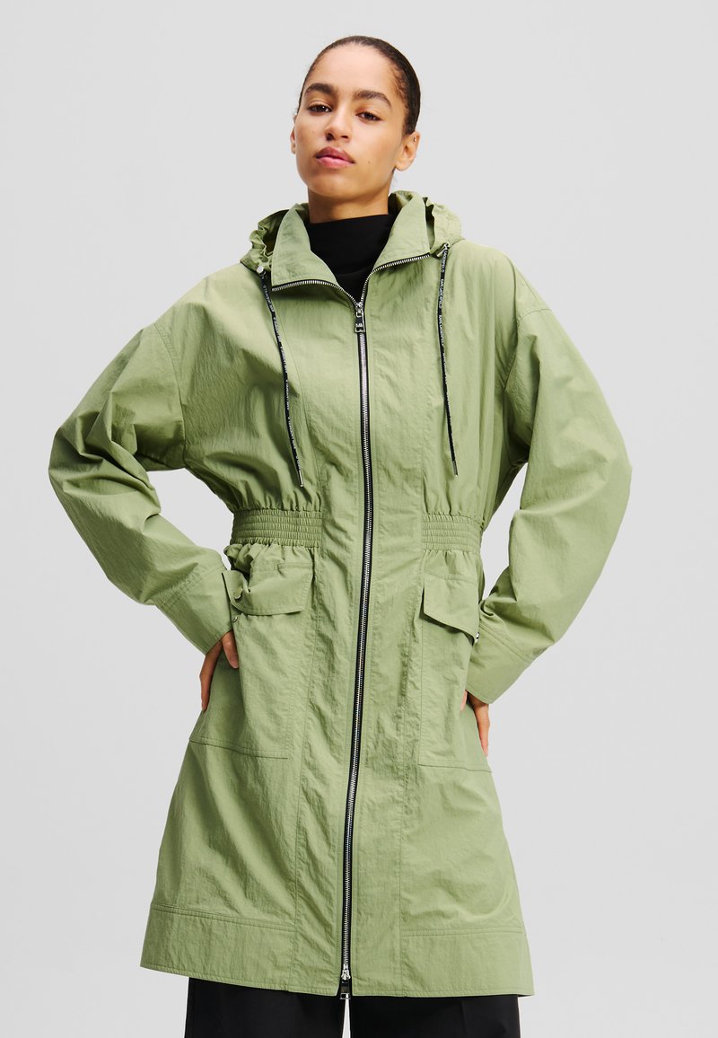 KARL LAGERFELD HOODED - Parka - oil green